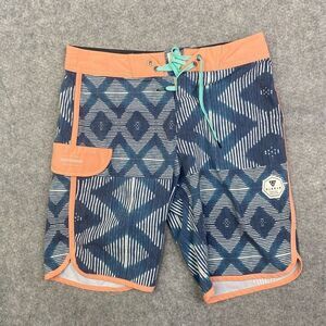 Vissla Men's 28 Upcycled Board Shorts Swim Trunks Surf Skate AOP Cargo
